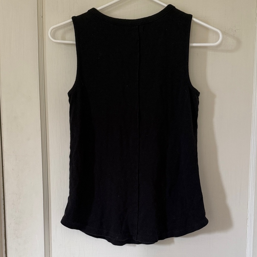 Maurices Black Henley Sleeveless Tank - Picture 5 of 5